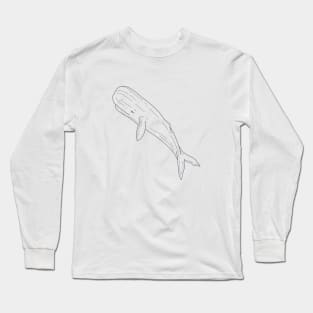 Sperm Whale 5 Long Sleeve T-Shirt